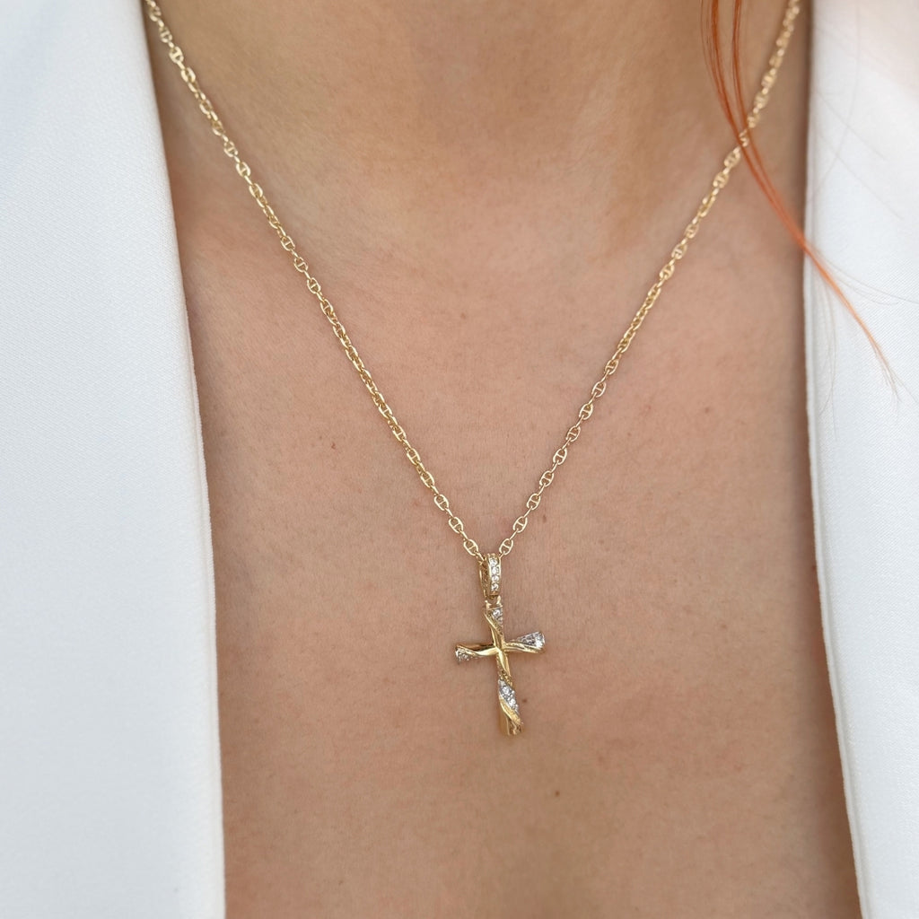 Diamond Cut Cross