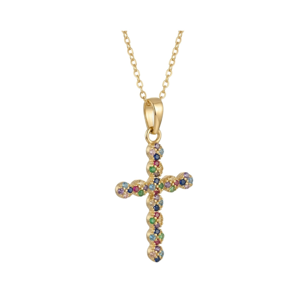 Multicolor Shine Cross
