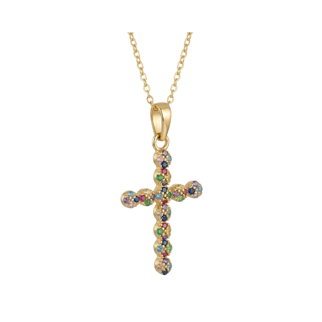 Multicolor Shine Cross
