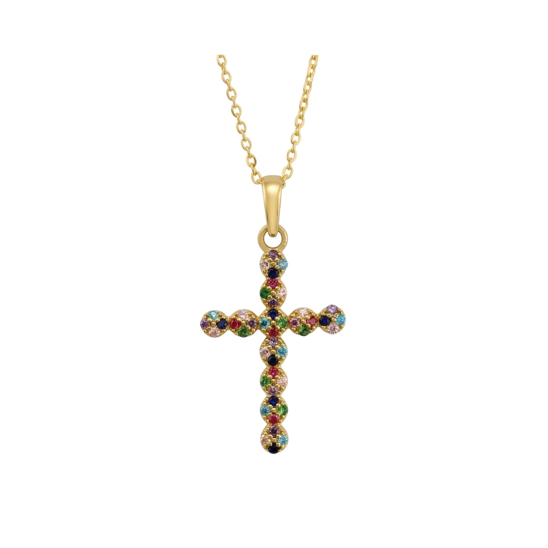 Multicolor Shine Cross