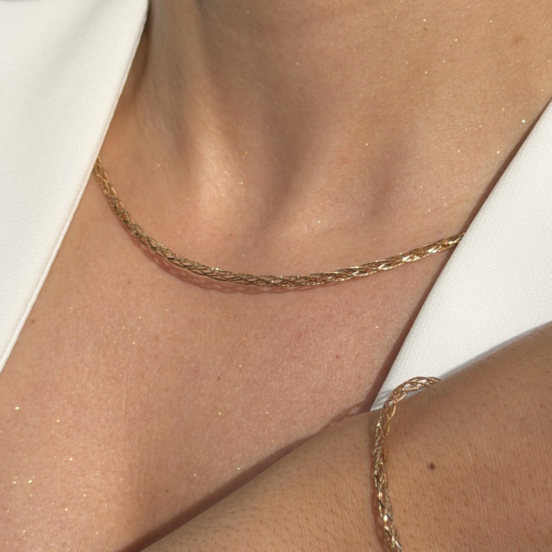 Rope Set Necklace | 18k