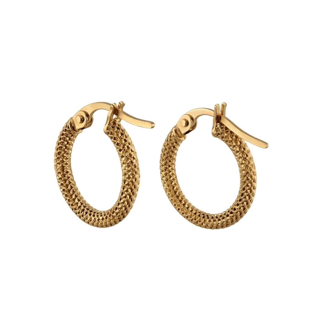 Textura Hoops | 18k