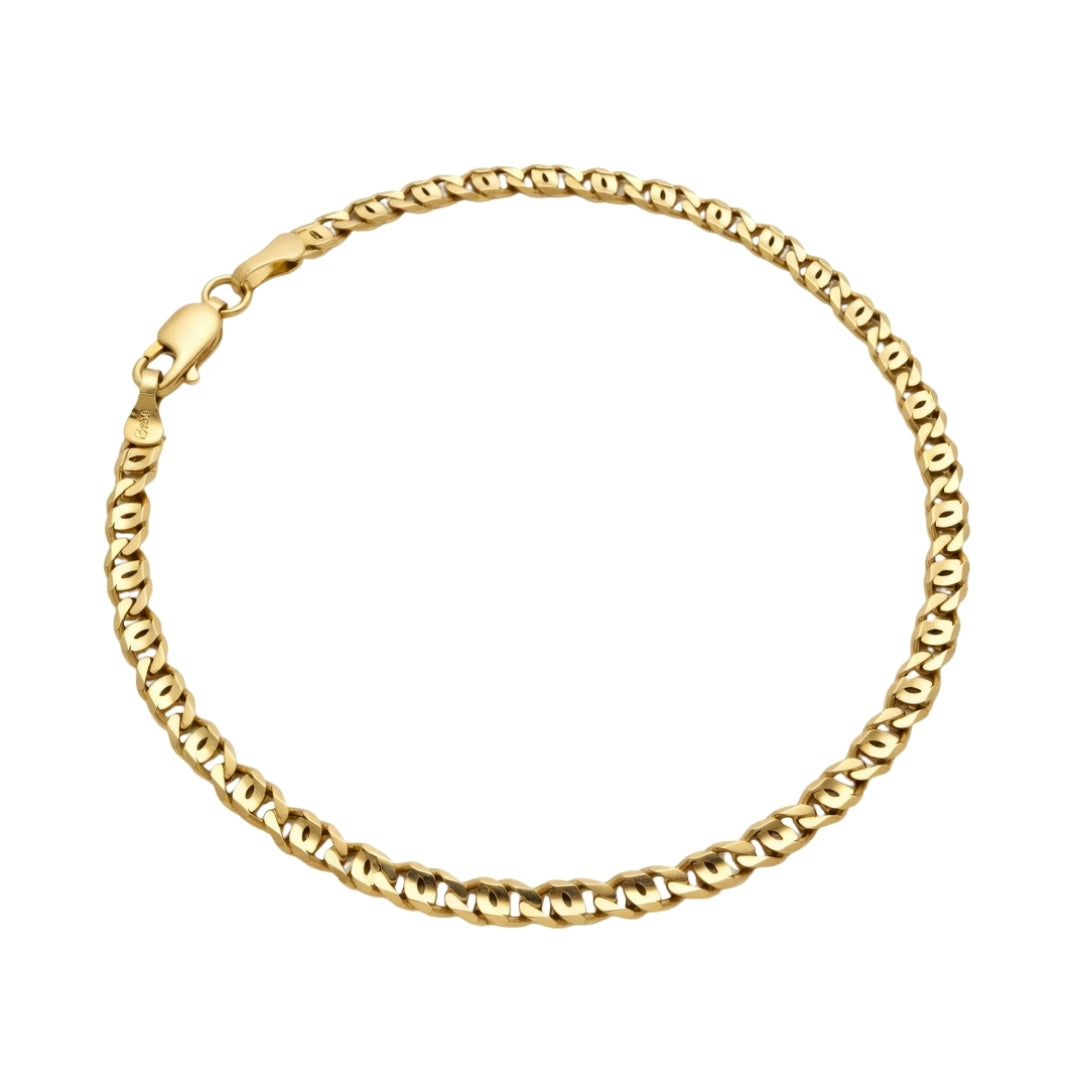 Tiger eye link | 18k